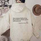 Dear Person Behind Me Sweatshirt VIP