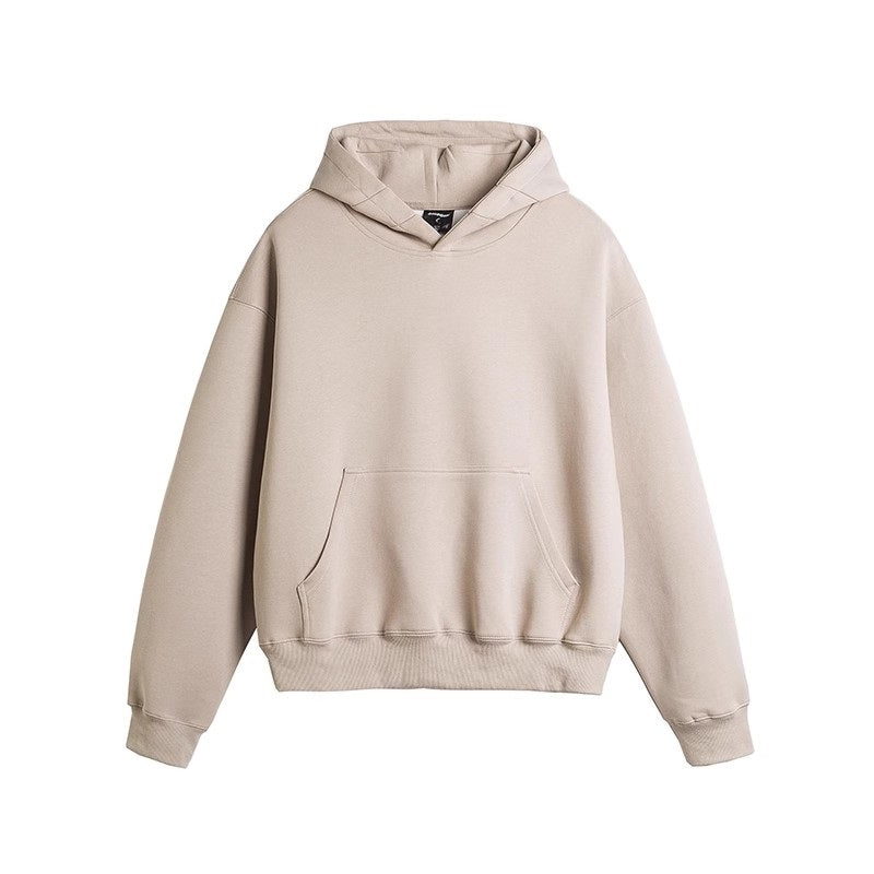 Heavyweight Cropped Hoodie - Khaki